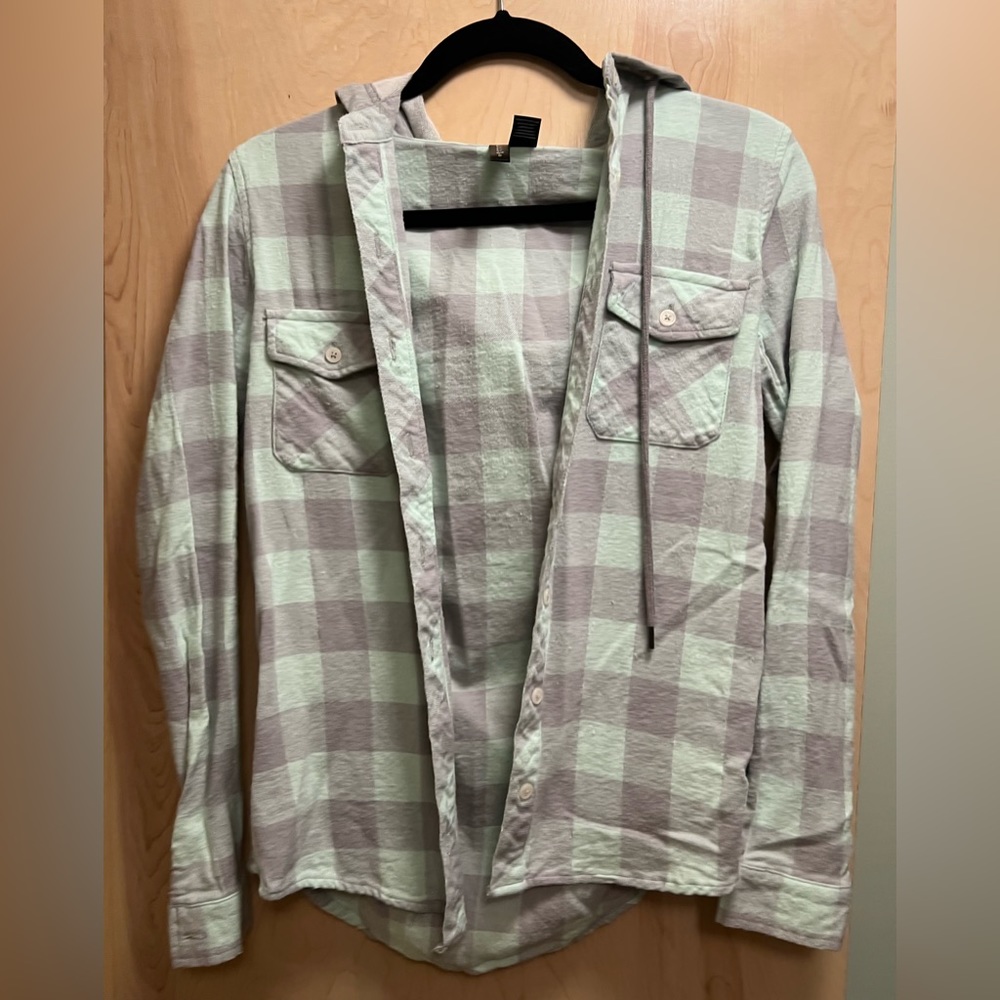 Full tilt hooded flannel